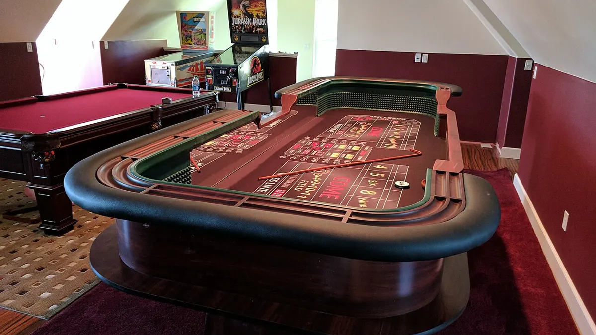 Craps table and dice - casino online argentina juegos
